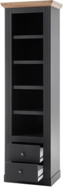 OTTO HOME Westminster Wohnwand Set Dunkelgrau Wotan Eiche Landhausstil Bild 3