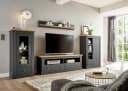 OTTO HOME Westminster S Wohnwand Set Dunkelgrau Landhausstil Bild 2
