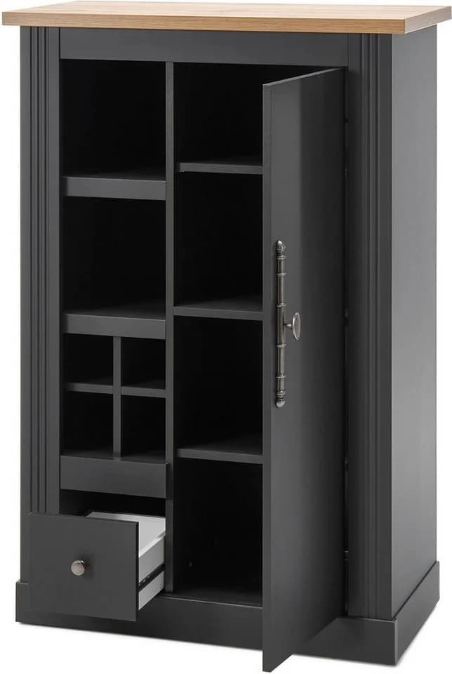 OTTO HOME Westminster Wohnwand Set Grau Landhausstil - Bild 4