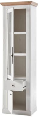 OTTO HOME Westminster Wohnwand Set Weiß Braun Landhausstil Bild 3