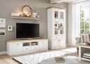 OTTO HOME Westminster Wohnwand Set Weiß Eiche Landhausstil Bild 2