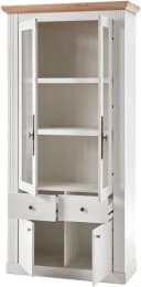 OTTO HOME Westminster Wohnwand Set Weiß Eiche Landhausstil Bild 5