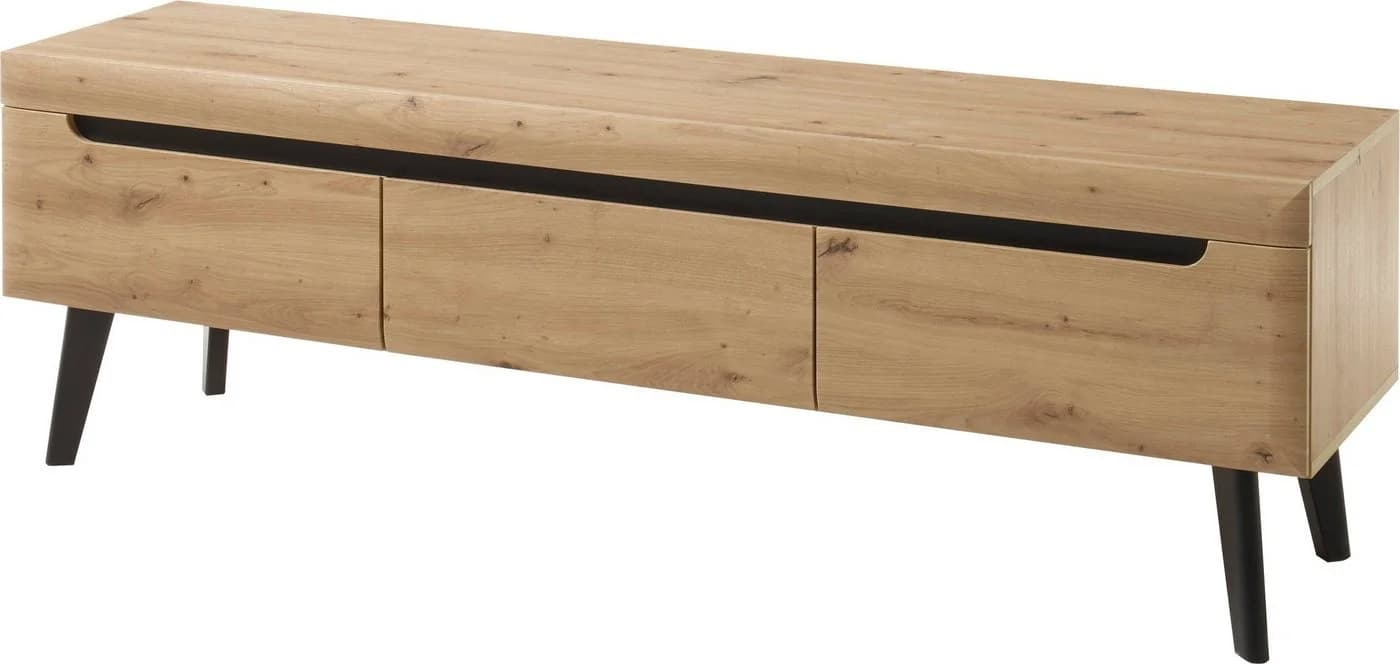 Home affaire Lowboard Torge TV-Unterschrank Skandi Braun