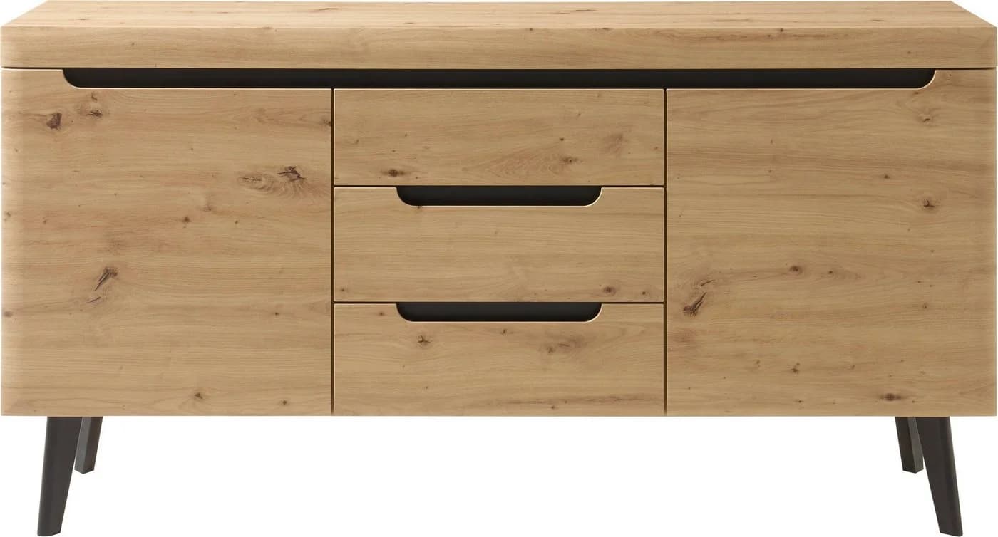 HOME AFFAIRE Sideboard Torge Braun Eiche Artisan Dekor - Bild 3