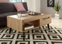 Couchtisch HOME AFFAIRE Torge Eiche Artisan Dekor Schwarz Bild 2