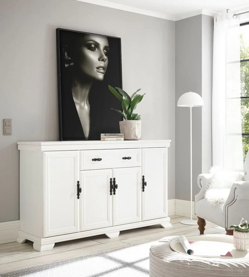 Sideboard OTTO HOME Royal Weiß 168cm 4 Türen 1 Schublade - Bild 2