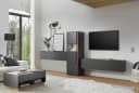 Home affaire TV-Schrank City/Giron Moderner Hängeschrank Grau Anthrazit Bild 5