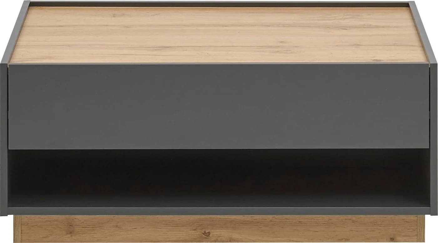 HOME AFFAIRE City/Giron Couchtisch Anthrazit mit Schubkasten