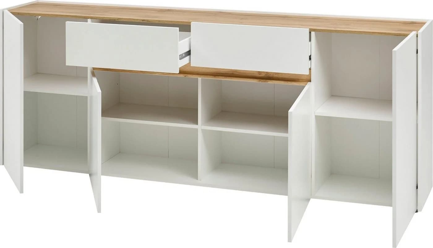 HOME AFFAIRE City/Giron Sideboard Weiß Modern FSC-Zertifiziert - Bild 4