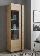 HOME AFFAIRE CLAiR Vitrine 23 Braun Eiche Artisan Bild 2