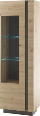 HOME AFFAIRE CLAiR Vitrine 23 Braun Eiche Artisan Bild 3