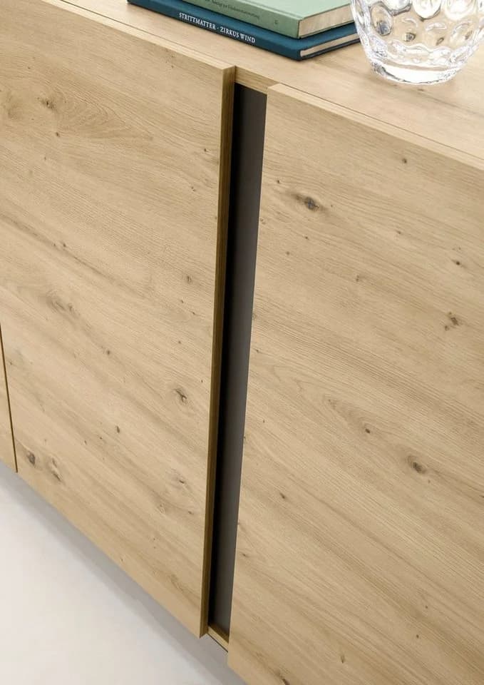 Home affaire Lowboard CLAiR 31 Modernes Griffloses Design Holzoptik - Bild 5