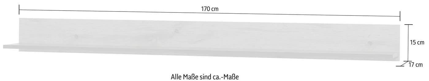 HOME AFFAIRE Wandregal City/Giron Weiß Modernes Wandboard - Bild 5