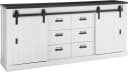 HOME AFFAIRE Sideboard SHERWOOD Weiß Pinie Dekor 201cm Bild 2