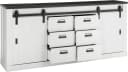 HOME AFFAIRE Sideboard SHERWOOD Weiß Pinie Dekor 201cm Bild 5