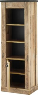 HOME AFFAIRE Wäscheschrank SHERWOOD Hochkommode Braun Metallgriffe Bild 5