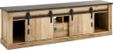 Home affaire Lowboard SHERWOOD Modernes Holz Dekor Metallbeschläge Bild 5