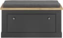 OTTO HOME WESTMINSTER Sitzbank Grau mit Stauraum und Sitzkissen Bild 3