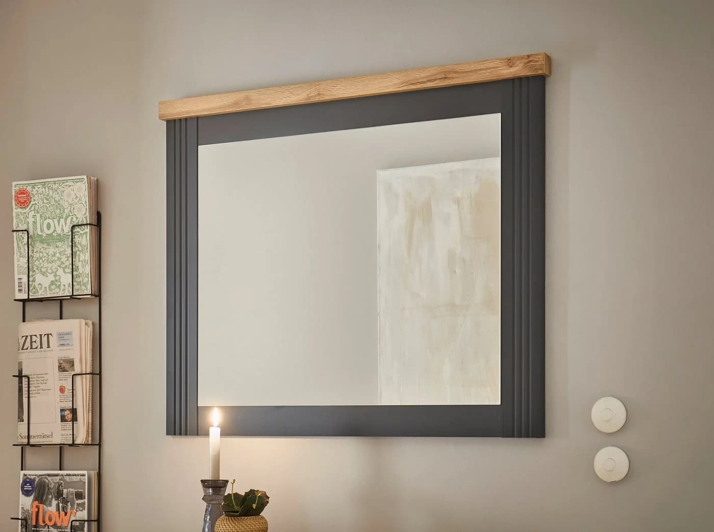 OTTO HOME Wandspiegel WESTMINSTER Grau Landhausstil - Bild 5