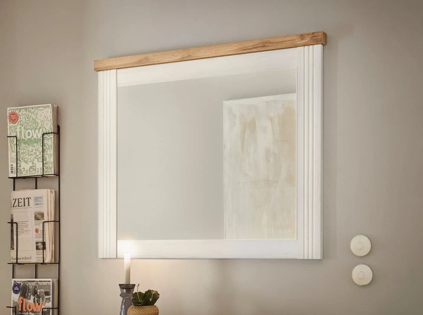 OTTO HOME Wandspiegel Westminster Weiß Landhausstil - Bild 5