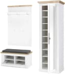 OTTO HOME WESTMINSTER Garderoben-Set Weiß Braun Landhausstil Bild 3