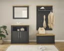OTTO HOME Westminster Garderoben-Set Grau Eiche Landhausstil Bild 1