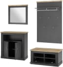 OTTO HOME Westminster Garderoben-Set Grau Eiche Landhausstil Bild 3