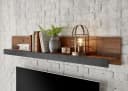 Wandregal HOME AFFAIRE Brooklyn Grau FSC Holzwerkstoff Bild 2