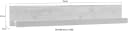 Wandregal HOME AFFAIRE Brooklyn Grau FSC Holzwerkstoff Bild 4