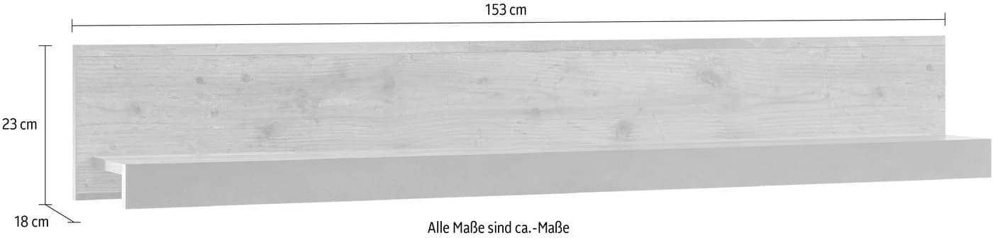 Wandregal HOME AFFAIRE Brooklyn Grau FSC Holzwerkstoff - Bild 4