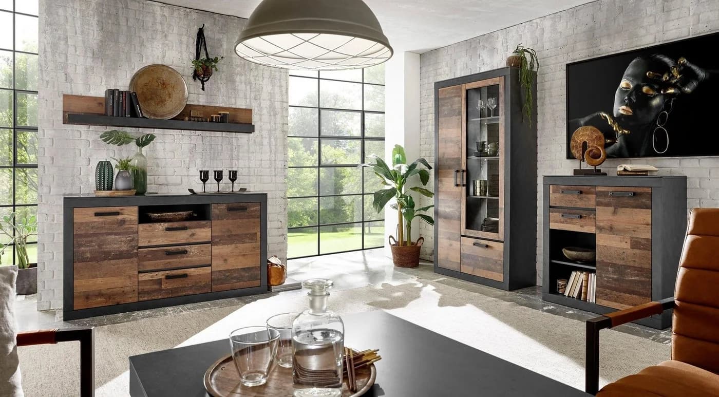 Wandregal HOME AFFAIRE Brooklyn Grau FSC Holzwerkstoff - Bild 5
