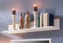 OTTO home Wandregal Indra Massivholz Landhausstil Weiss Bild 1