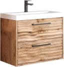 WELLTIME Waschtisch Canada 60cm Wotan Eiche mit Becken Bild 2