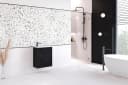 WELLTIME Waschtisch Canada Schwarz mit Mineralguss-Becken Bild 1