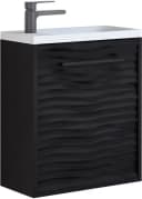 WELLTIME Waschtisch Canada Schwarz mit Mineralguss-Becken Bild 2