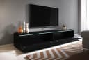 Home affaire Lowboard 180 cm Schwarz Modern Stehend Hängend Bild 5