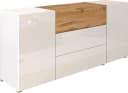 HOME AFFAIRE Sideboard BERLIN Weiß Matt Eichefarben Wotan Modern Bild 2