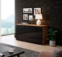 OTTO HOME Sideboard PARIS Schwarz Kastanien Modern Bild 2
