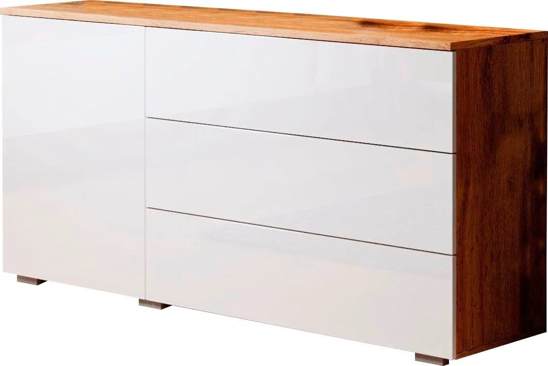 OTTO HOME Sideboard PARIS Weiß Eichefarben Modern Push-to-open - Bild 2