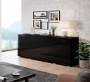 OTTO home Sideboard PARIS Schwarz Modern Push-to-open Bild 1