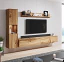 OTTO HOME Wohnwand PARIS Grifflos Eiche Matt Bild 1