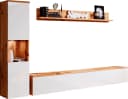 OTTO HOME Wohnwand PARIS Weiß Eichefarben wotan Modern Bild 2