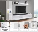 OTTO HOME Wohnwand PARIS Weiß Eichefarben wotan Modern Bild 3
