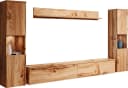 OTTO HOME Wohnwand PARIS Modern Grifflos Braun/Weiß Bild 2