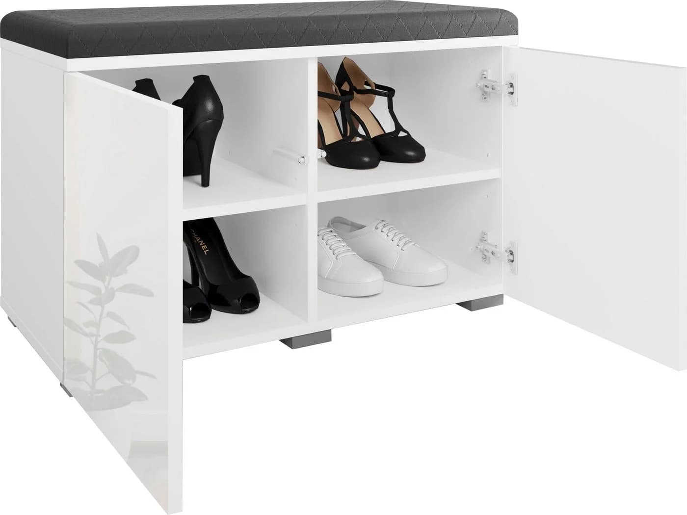 OTTO home Sitzbank Paris mit Sitzkissen Weiß Modern - Bild 4