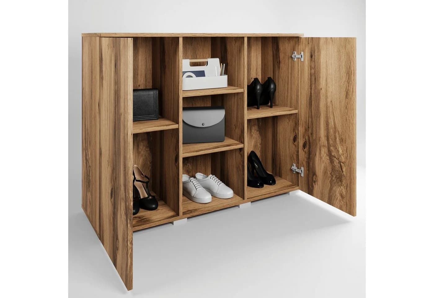 OTTO HOME Paris Schuhkommode Braun 100 cm - Bild 5