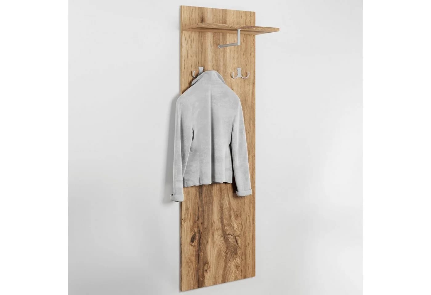 OTTO HOME Paris Garderobenpaneel Braun Silber