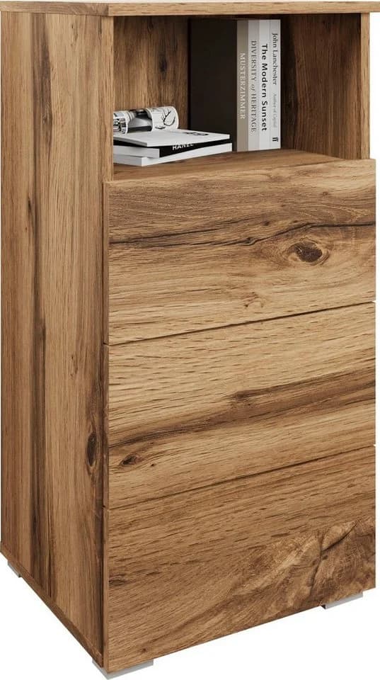 OTTO HOME Paris Mehrzweckschrank 3 Schubladen Braun - Bild 2