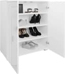 OTTO HOME Paris Schuhkommode Weiß Hochglanz Push-to-Open Bild 4