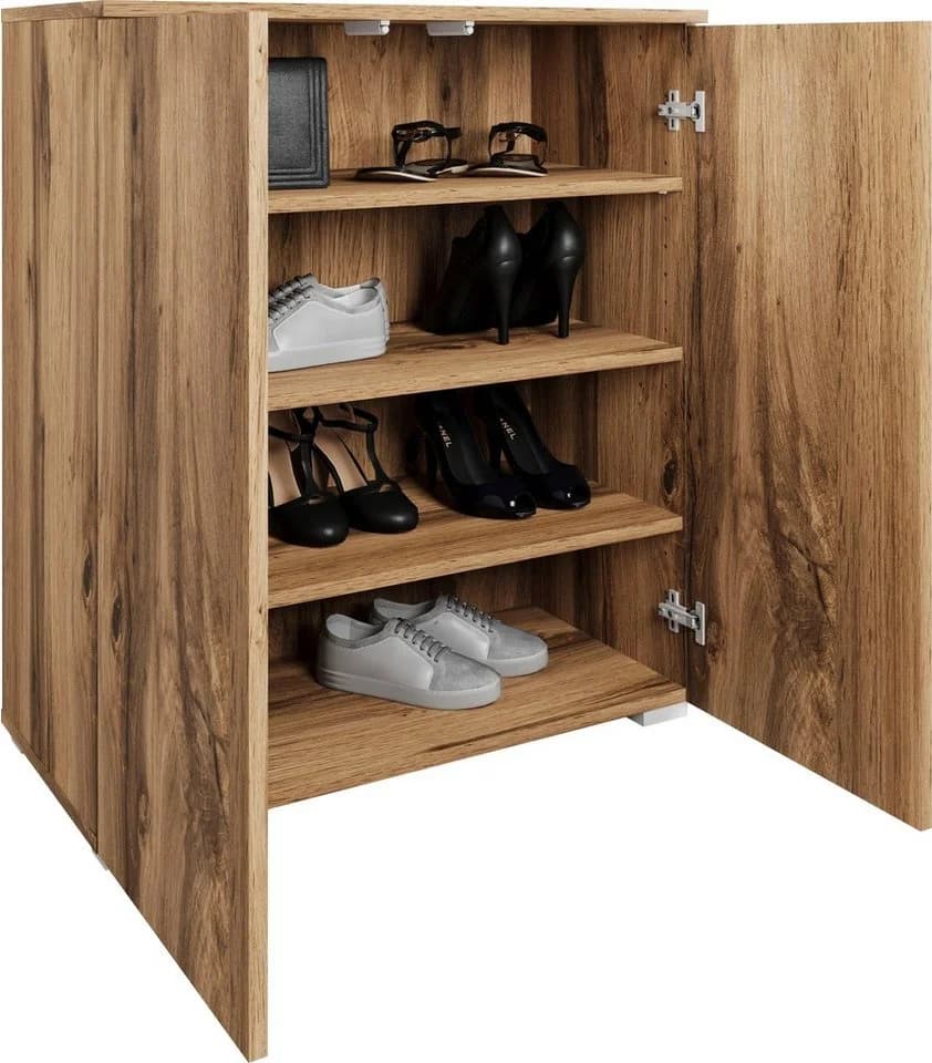 OTTO HOME Paris Schuhkommode 2 Türen Braun - Bild 4